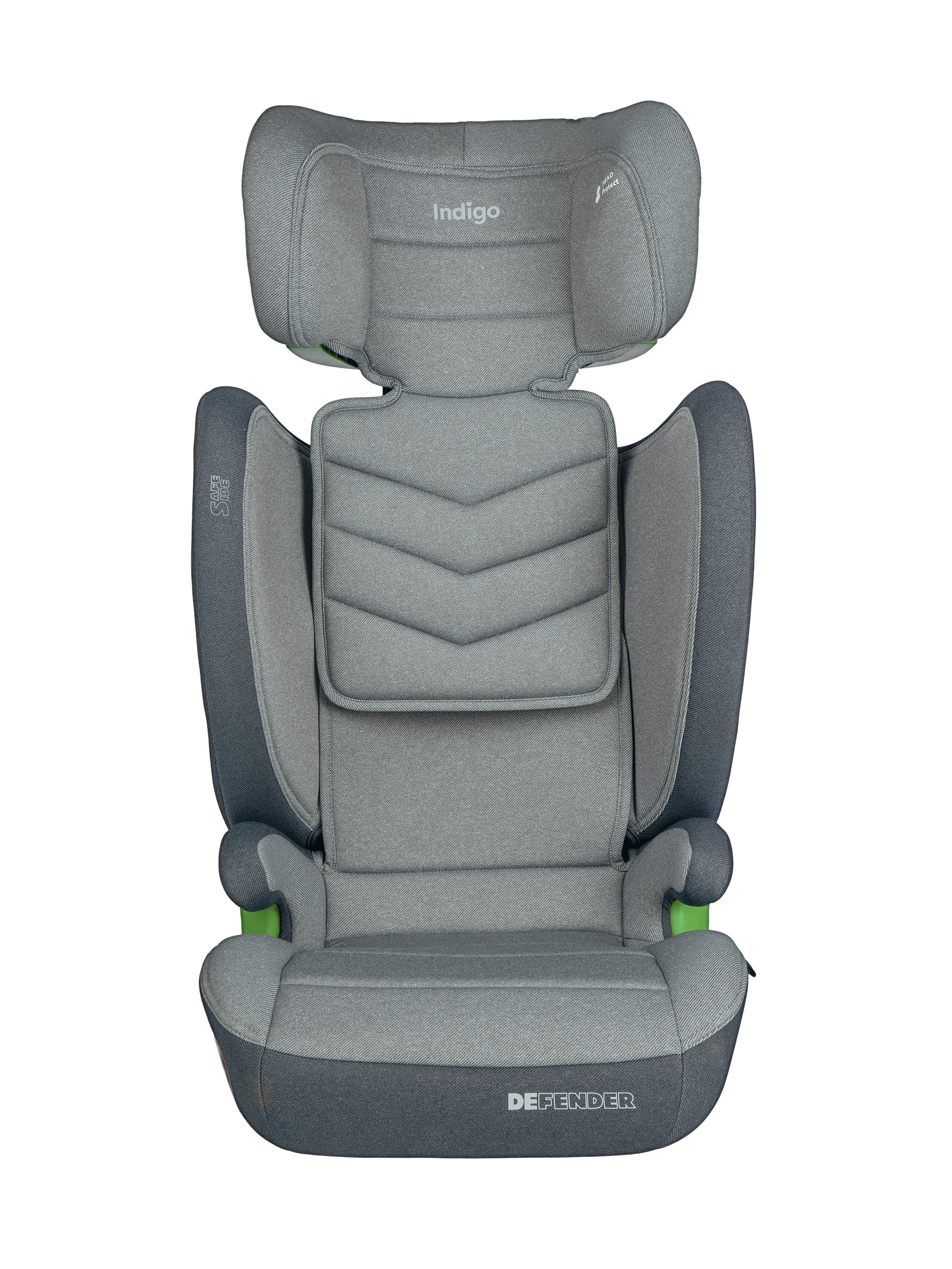 Автокресло Indigo DEFENDER, I-SIZE, светло-серый Isofix 2/3 (15-36 кг) - фото 15