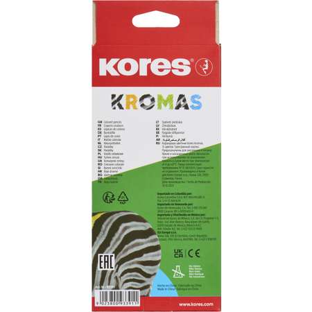 Карандаши цветные Kores 12 шт.