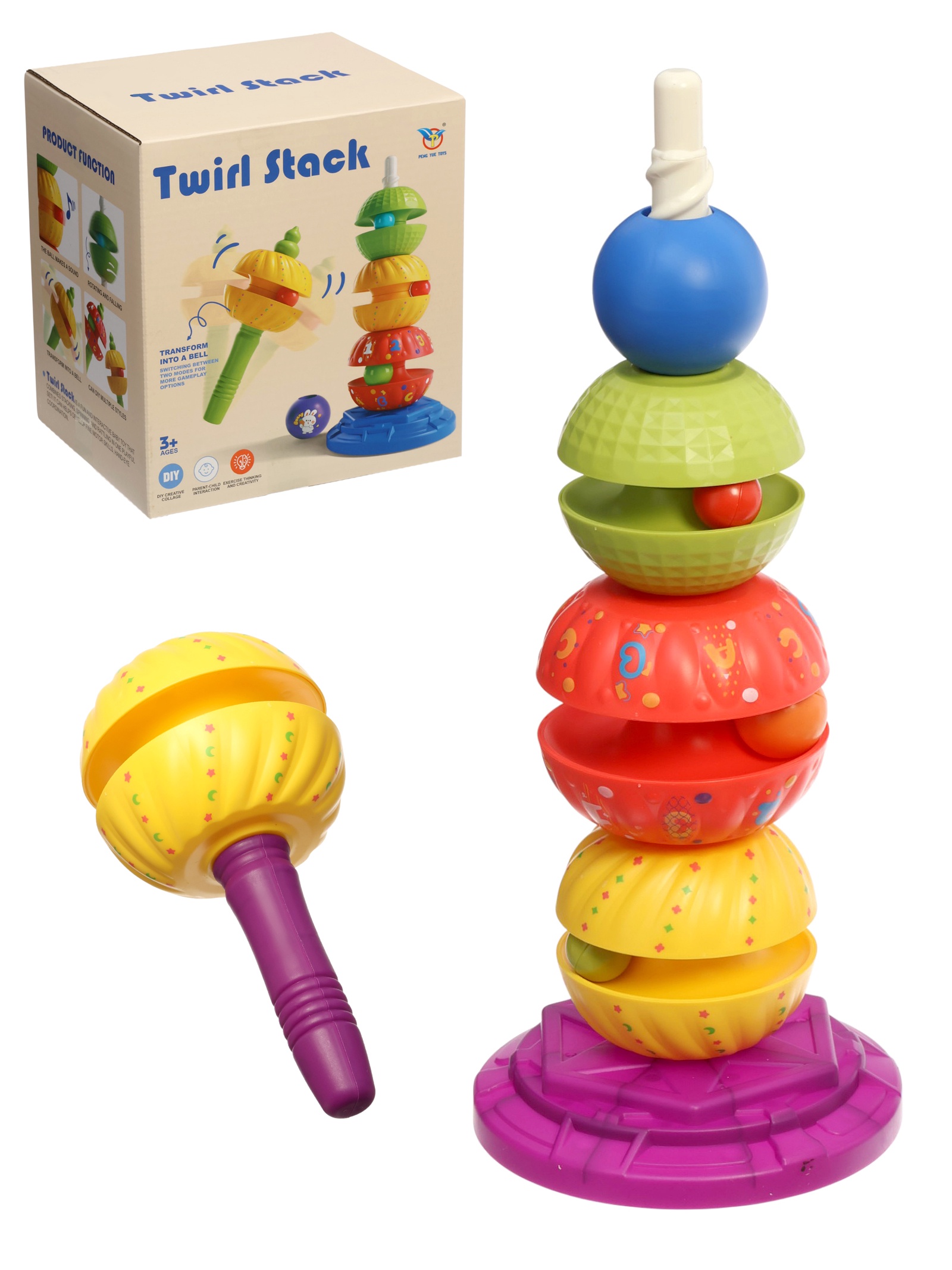 Игрушка Sima-Land пирамидка - фото 6