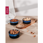 Менажница с подставкой APOLLO 3 предмета