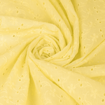 Ткань шитье на батисте TBY 1.5 х 2 м, цвет желтый