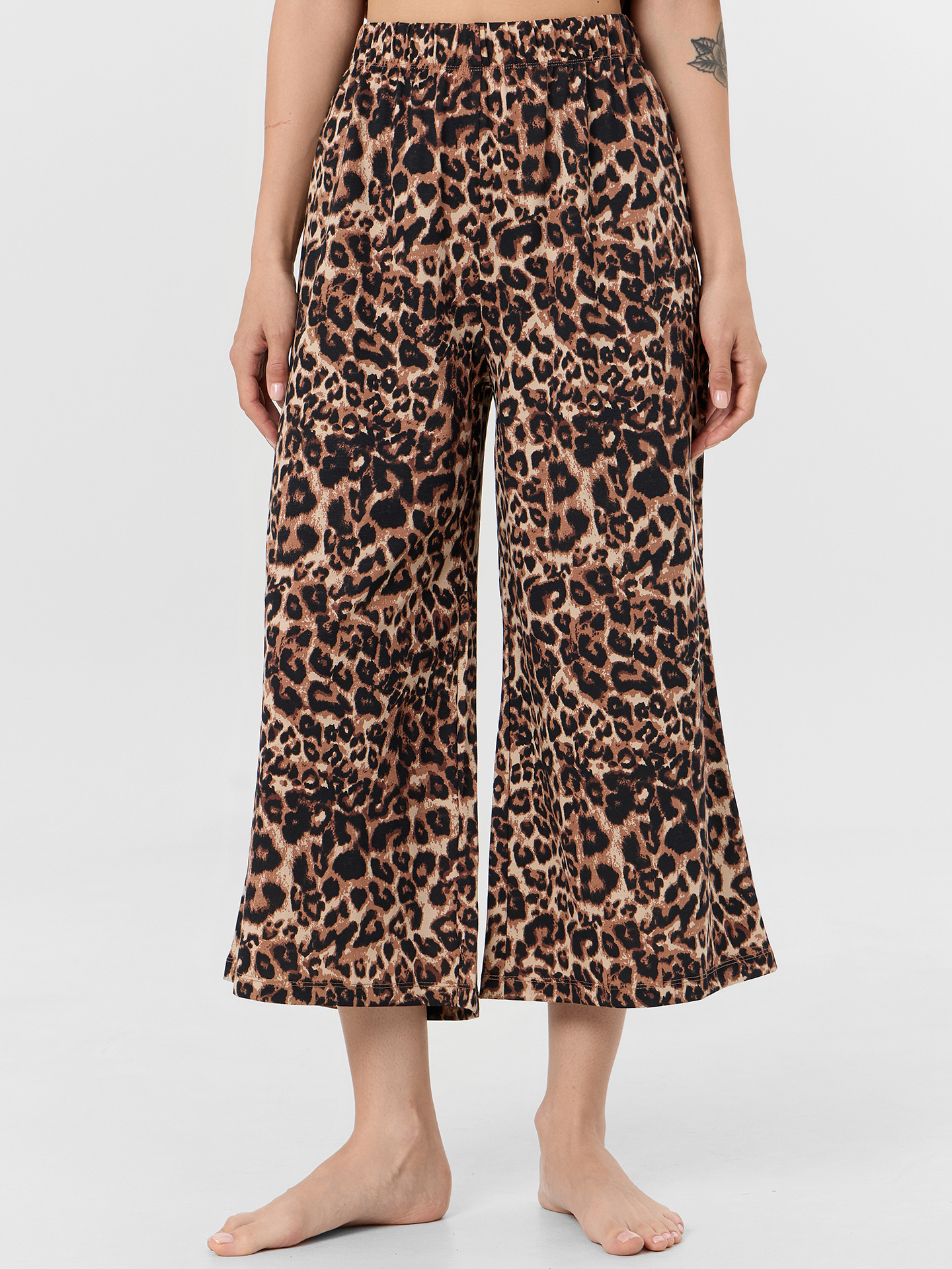 Пижама Mark Formelle (Марк Формэль) 592595/горячий шоколад +леопард на песочном - фото 5