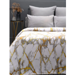 Плед PAVLine Аэро Софт Мрамор с золотом 150 x 200 см