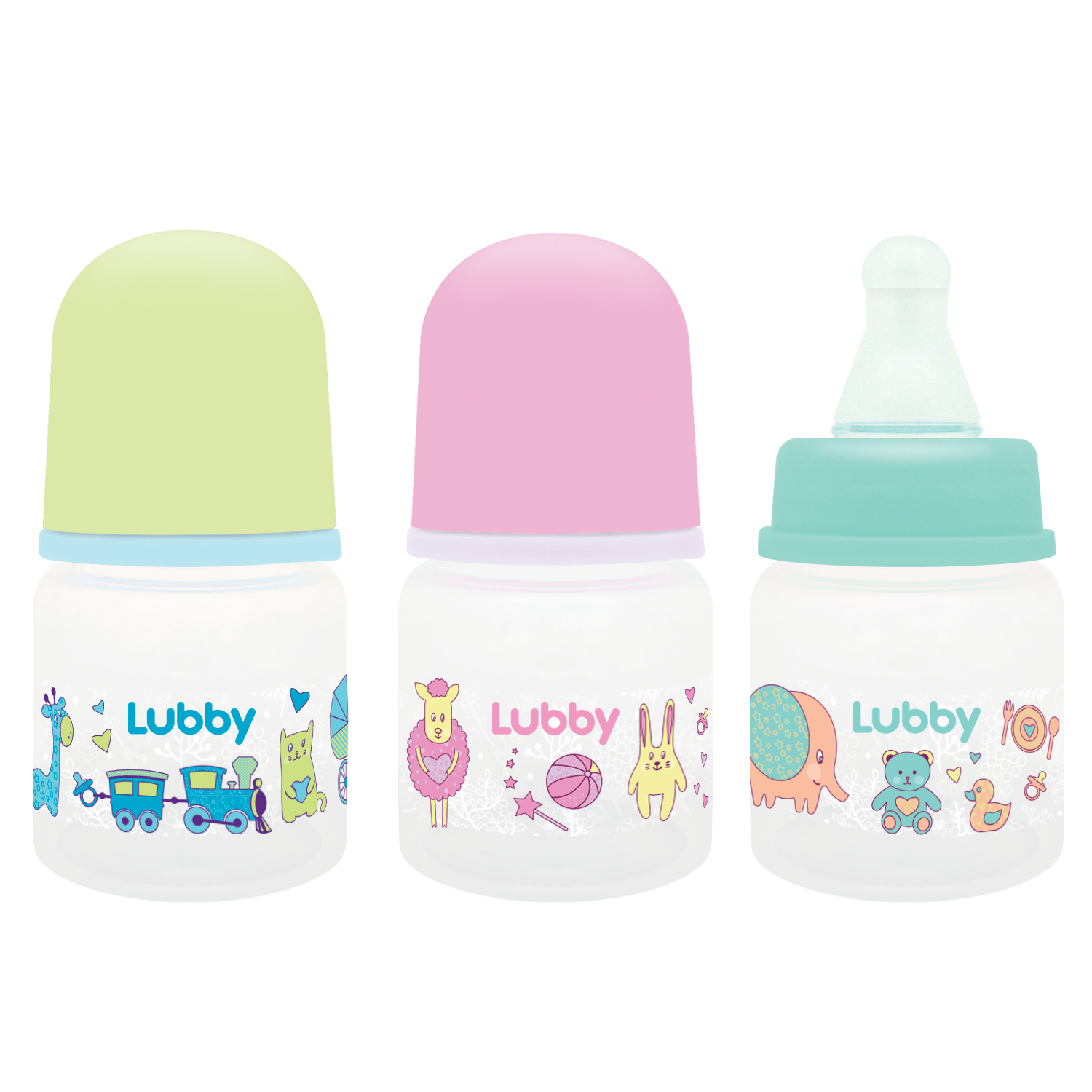 Бутылочка Lubby 60 мл в ассортименте - фото 1