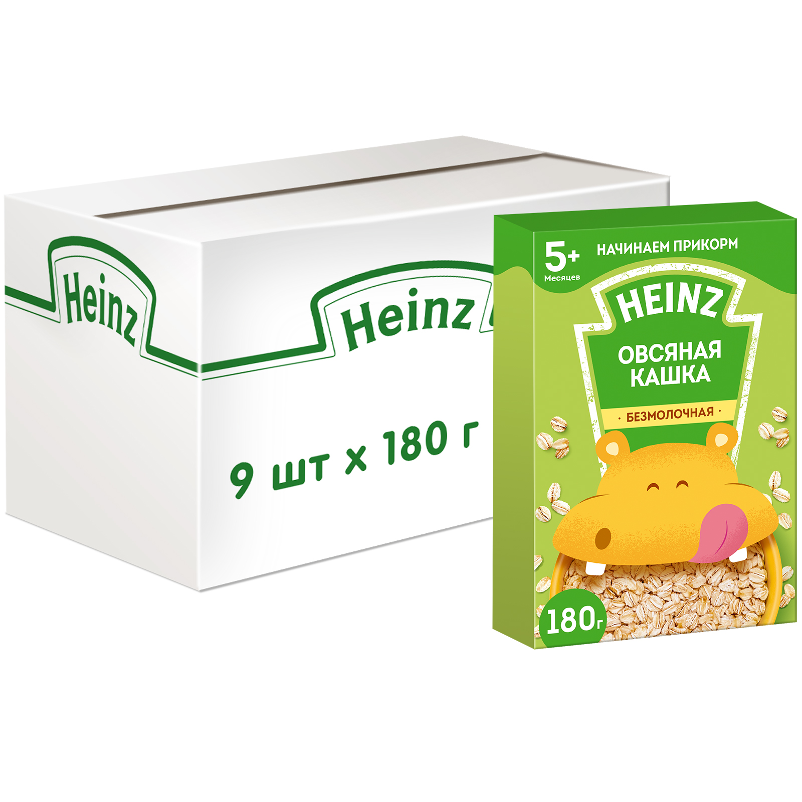 Каша безмолочная Heinz овсяная 180г c 5месяцев - фото 7