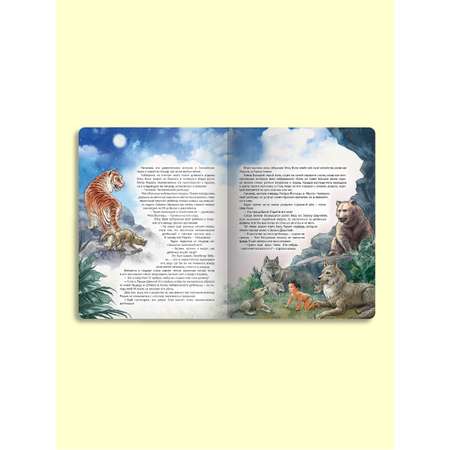 Книга Проф-Пресс Картон Макси 7 Разворотов. Маугли