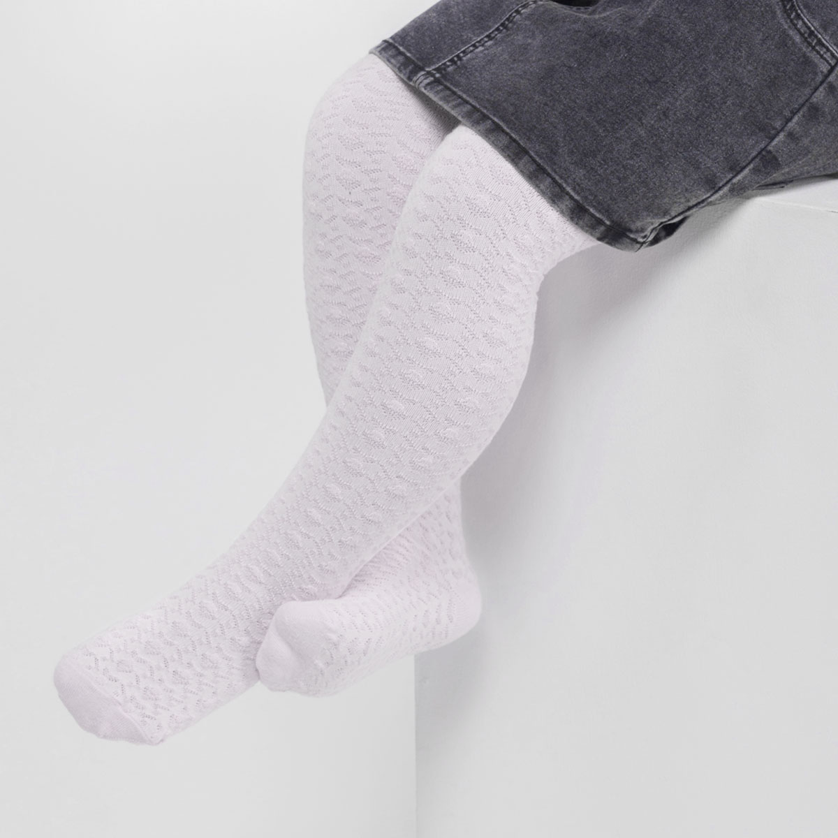 Колготки Ишимбайская чулочная фабрика WB-754 Шишечки белый 2 М - фото 7