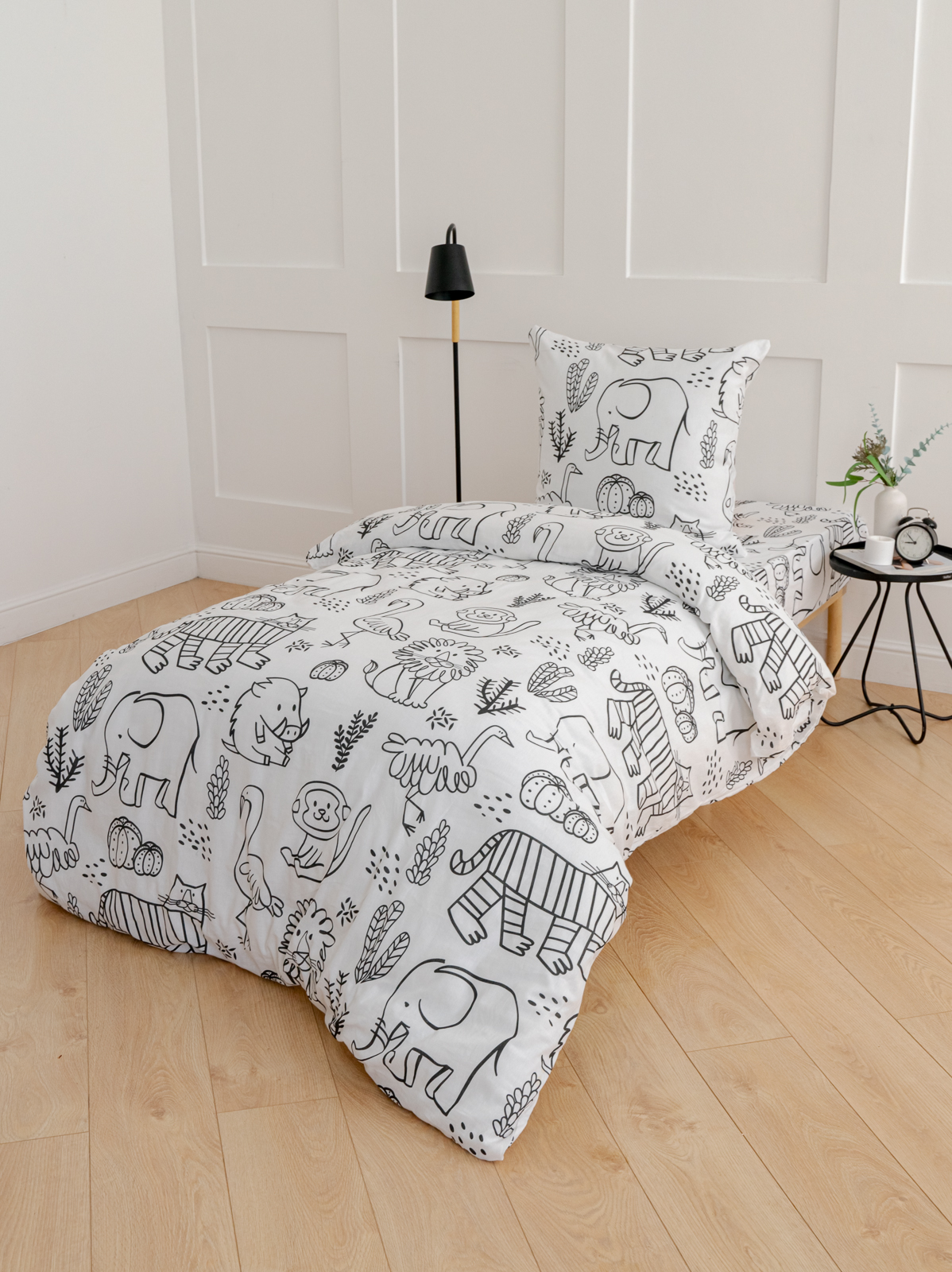 Комплект постельного белья Павлинка Звери полутораспальный - фото 7