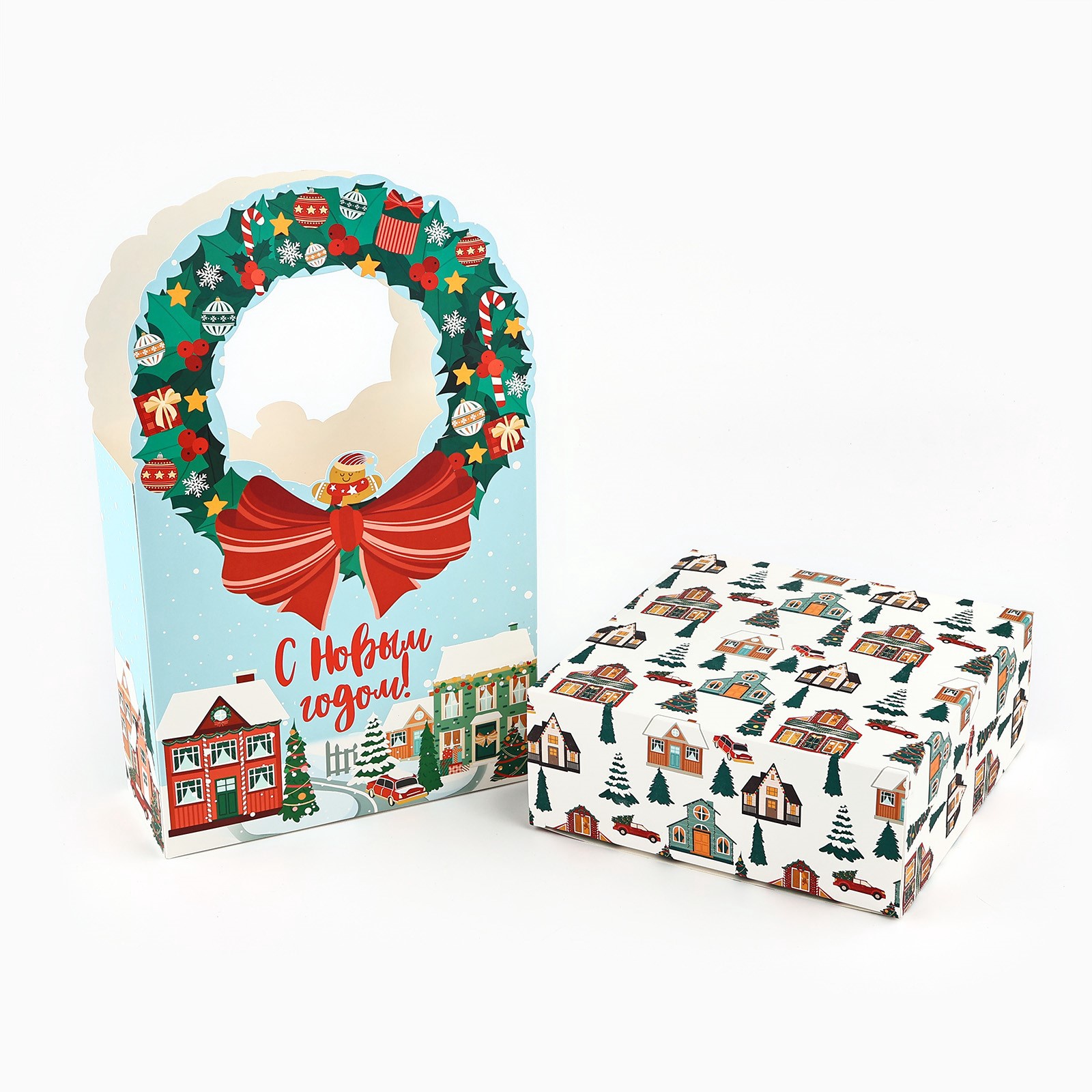 Коробка сборная Дарите Счастье "Роскошный белый", 18,4 х 30,4 х 7,3 см - фото 7