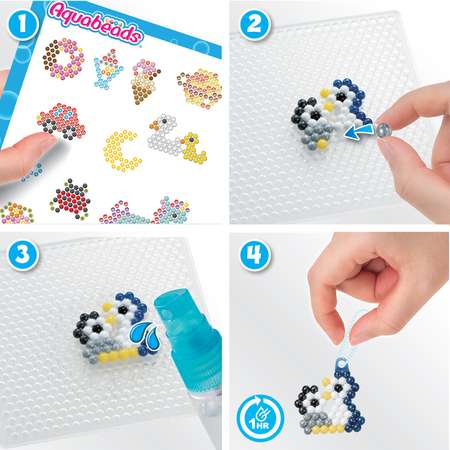 Аквамозаика Aquabeads Изумительные брелоки