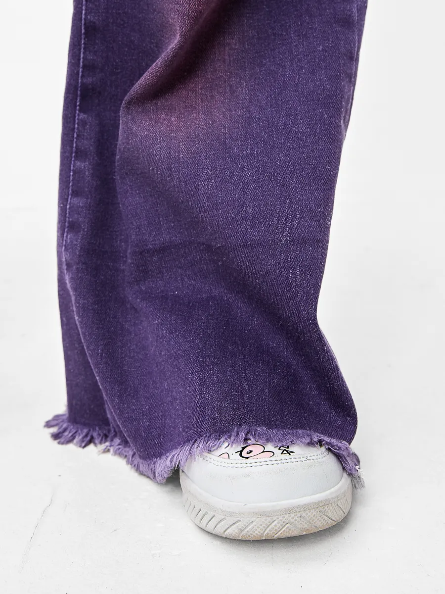 Джинсы RuStyle ДД-джинD6735-фиол - фото 14