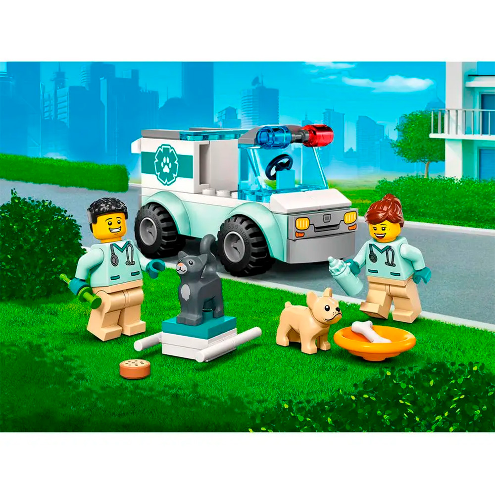 Конструктор LEGO City Спасатели-ветеринары 58 дет. - фото 8