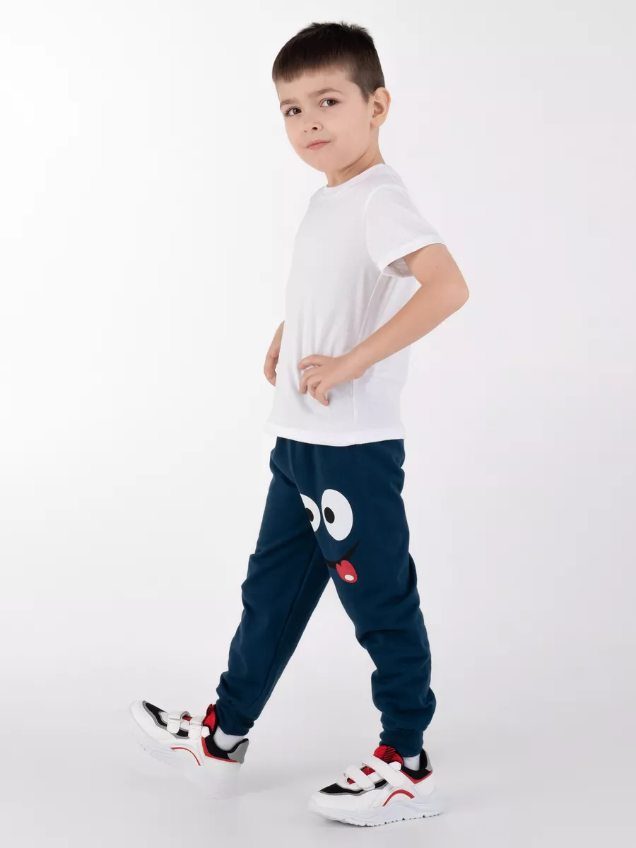 Брюки DANKIDS Брюки трикотажные "Язык" Индиго - фото 7