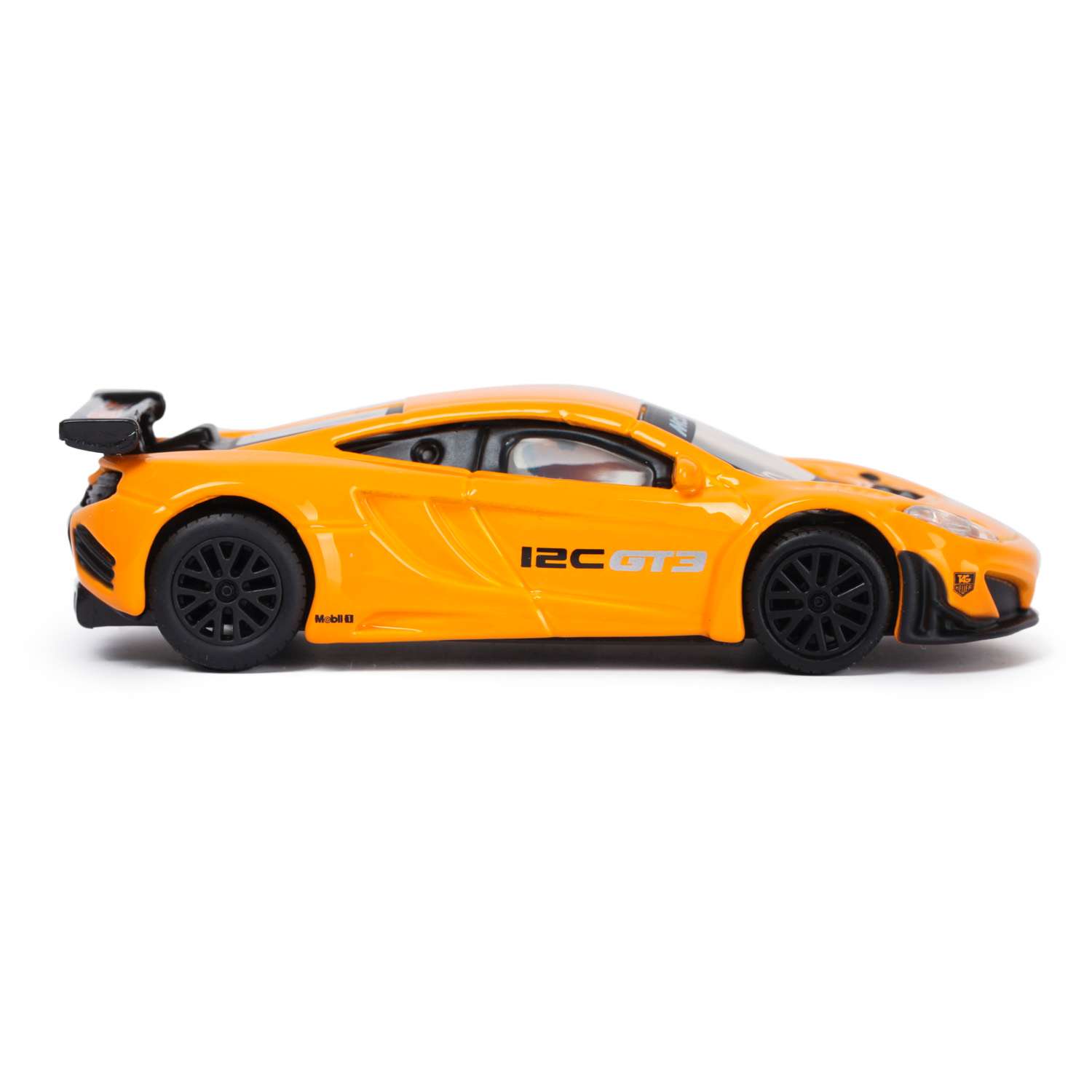 Автомобиль BBurago McLaren 1:43 оранжевый 18-38014 - фото 5