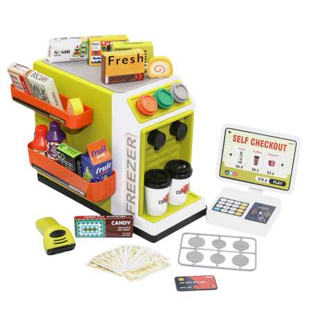 Игровой набор SHARKTOYS касса, продукты, прилавок