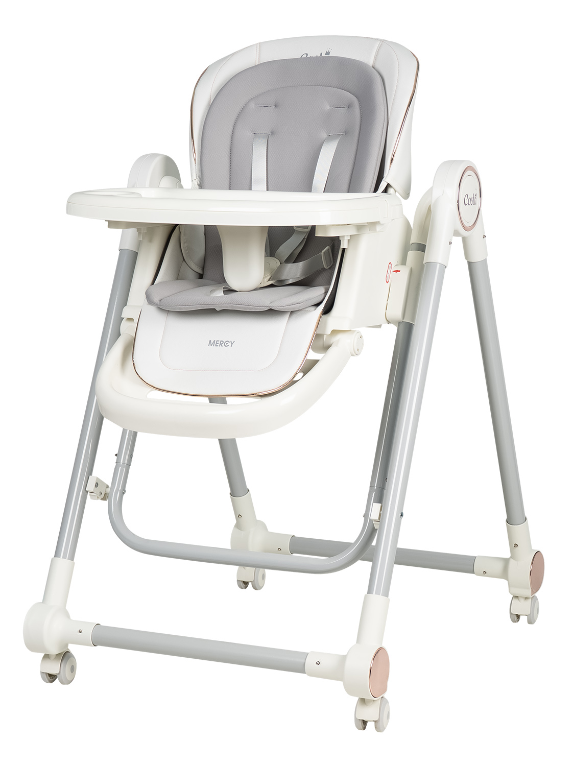 Стульчик для кормления Costa Mercy белый - фото 1