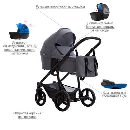 Коляска 2в1 Bebetto Explorer Air Lux