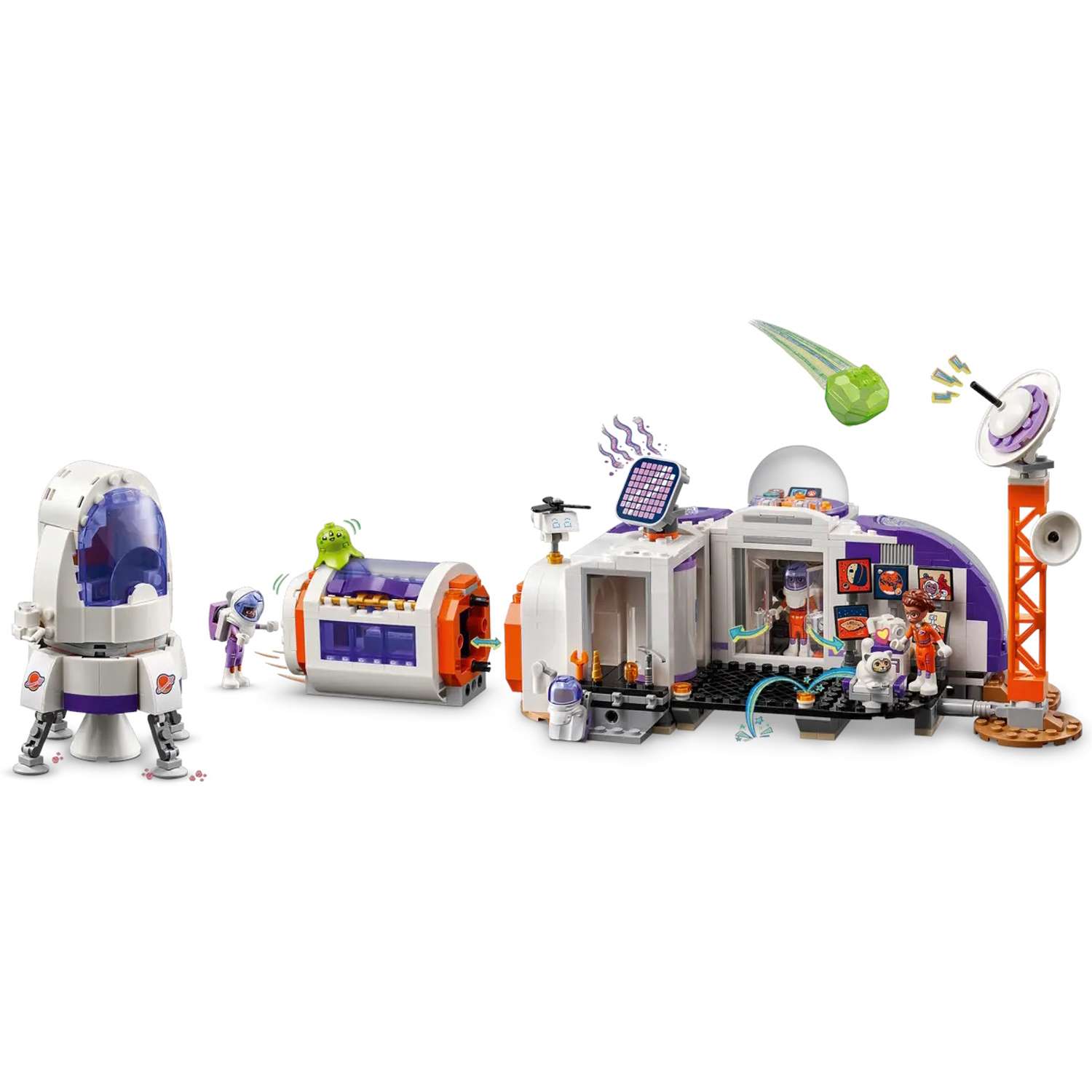 Конструктор LEGO Friends Марсианская база и ракета 981 дет. - фото 3