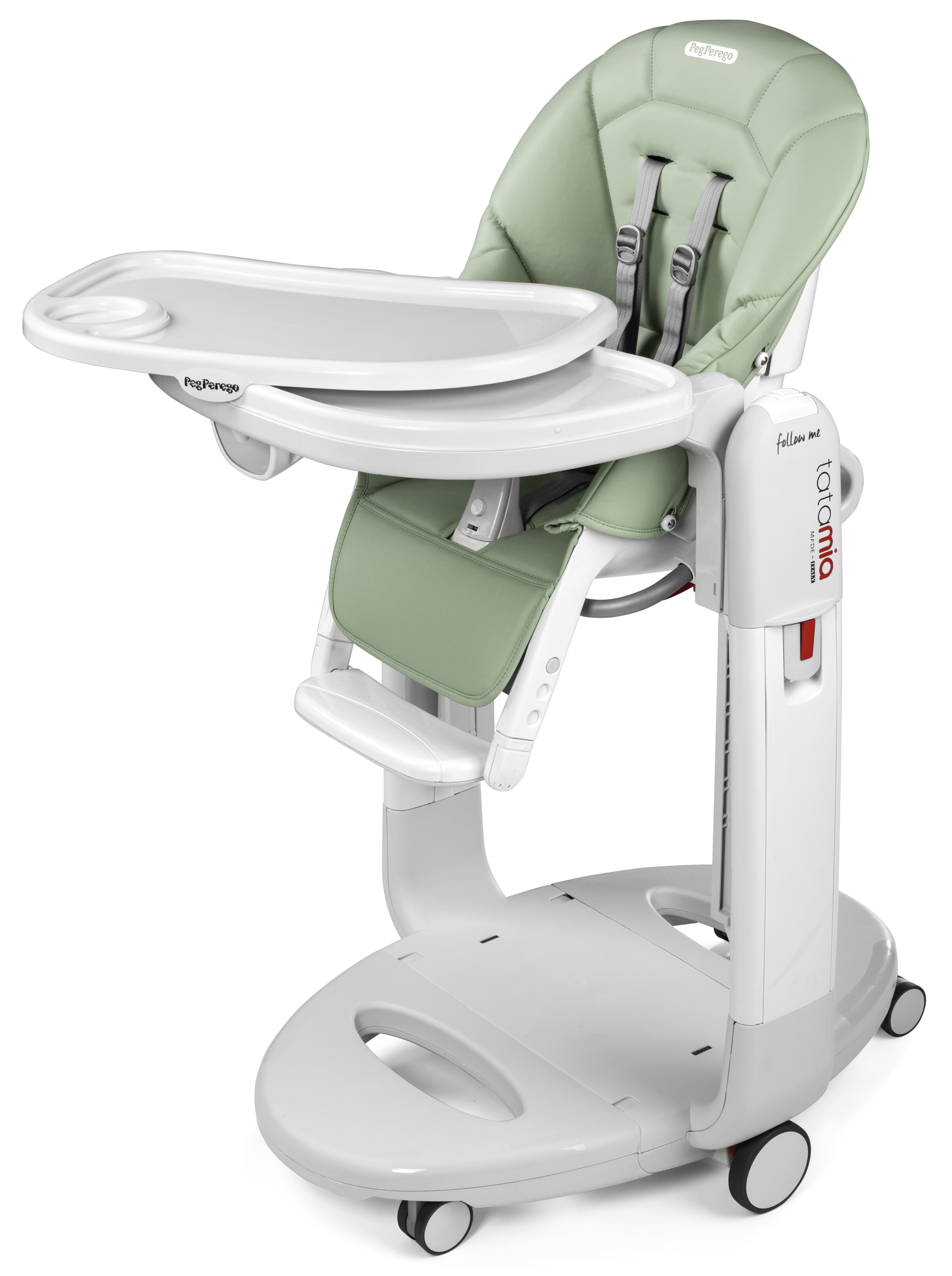 Стульчик для кормления Peg-Perego Tatamia Follow Me зеленый - фото 4