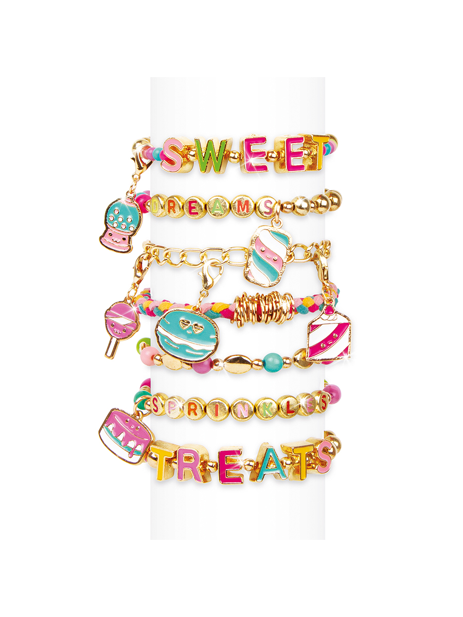 Набор для творчества Make it Real плетение Браслеты Сладкое угощение - фото 7