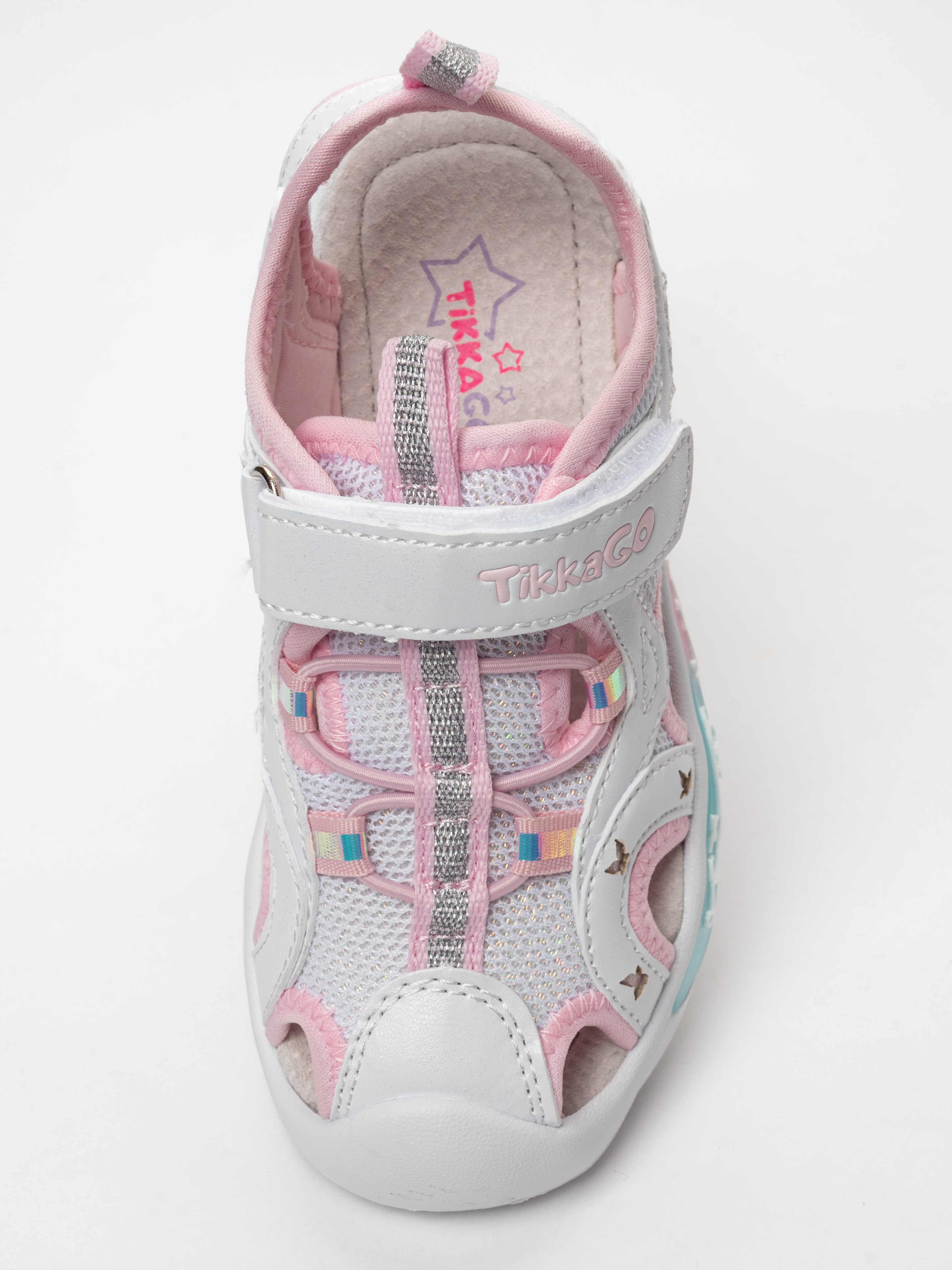 Сандалии TikkaGo 3D37_11510_white-pink - фото 6