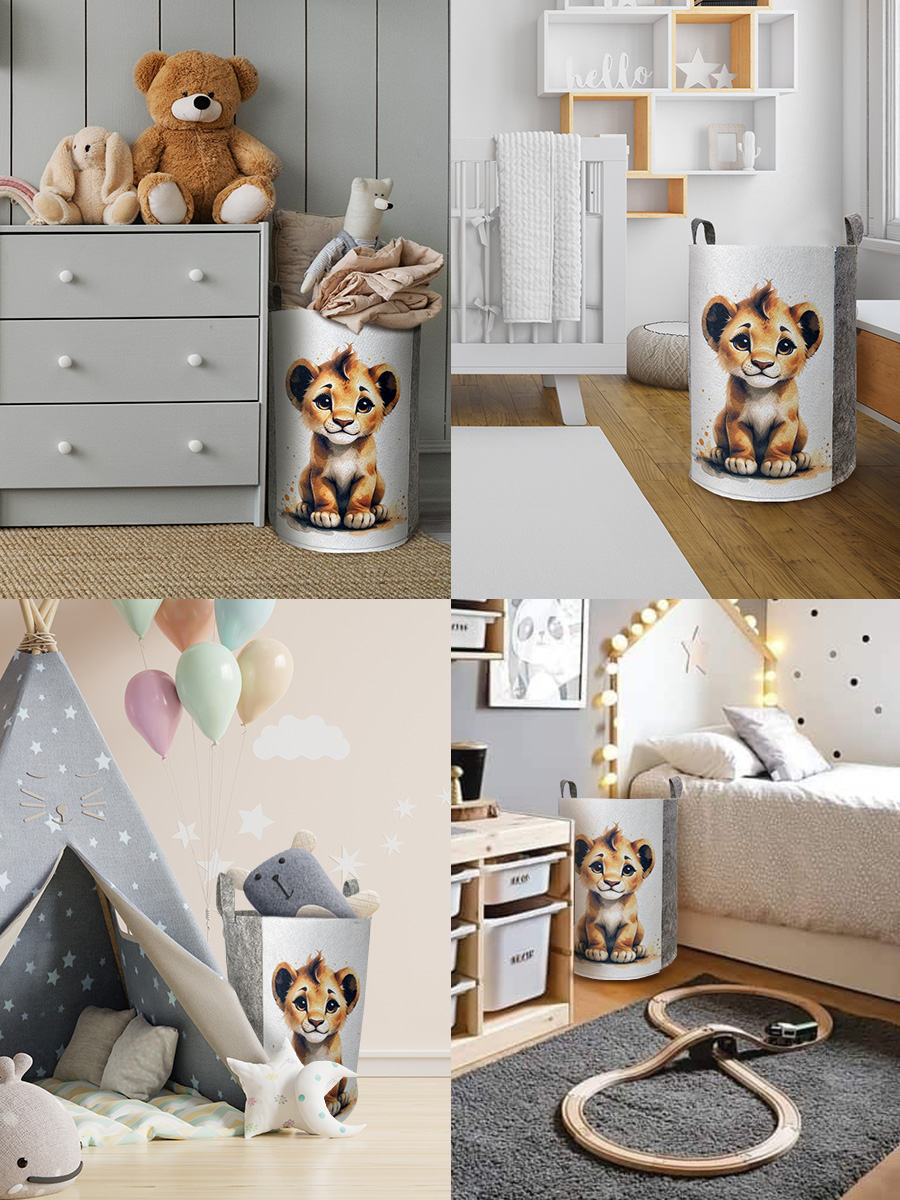 Корзина для хранения Textile NN Львенок - фото 9