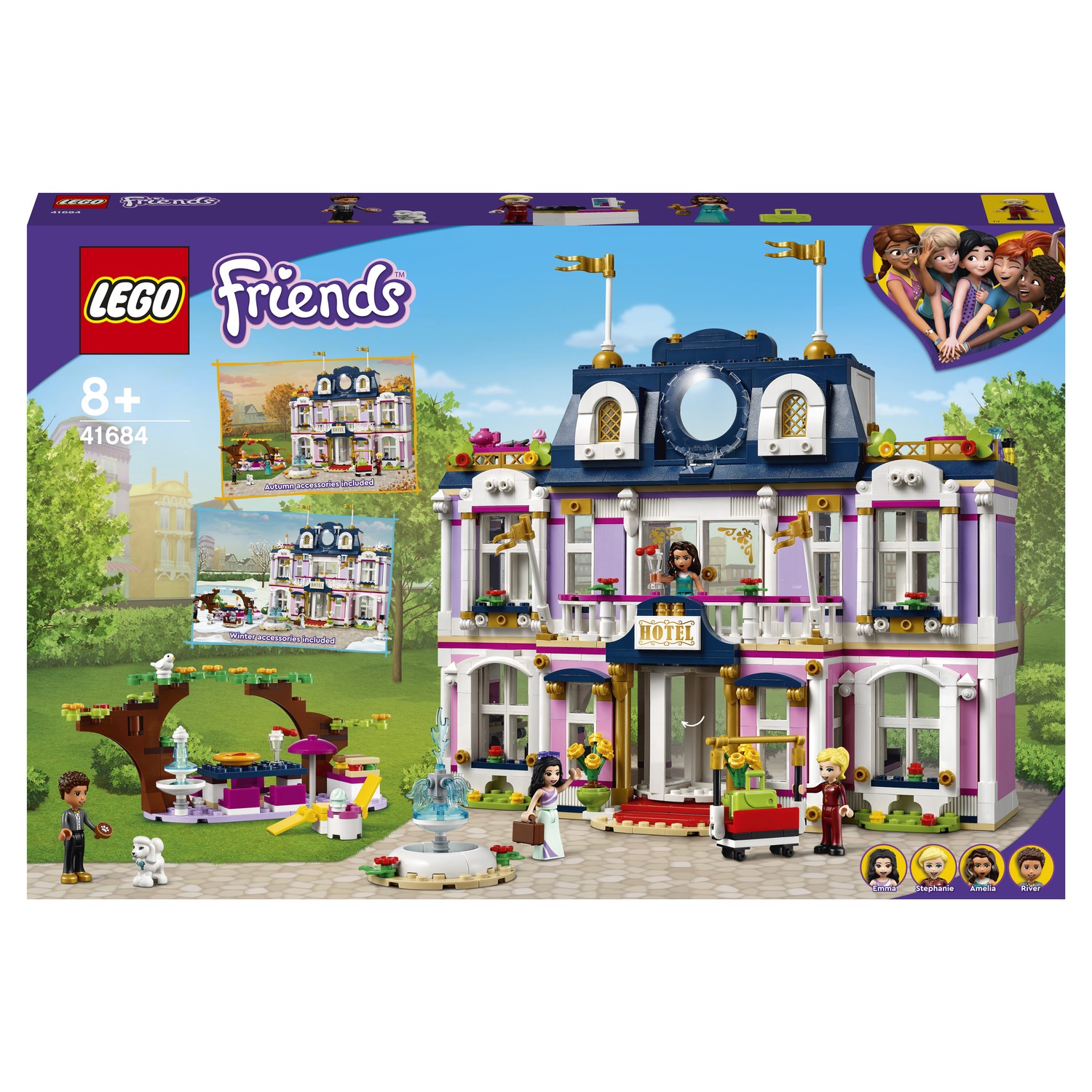 Конструктор LEGO Friends Гранд-отель Хартлейк Сити 1308 дет. - фото 2