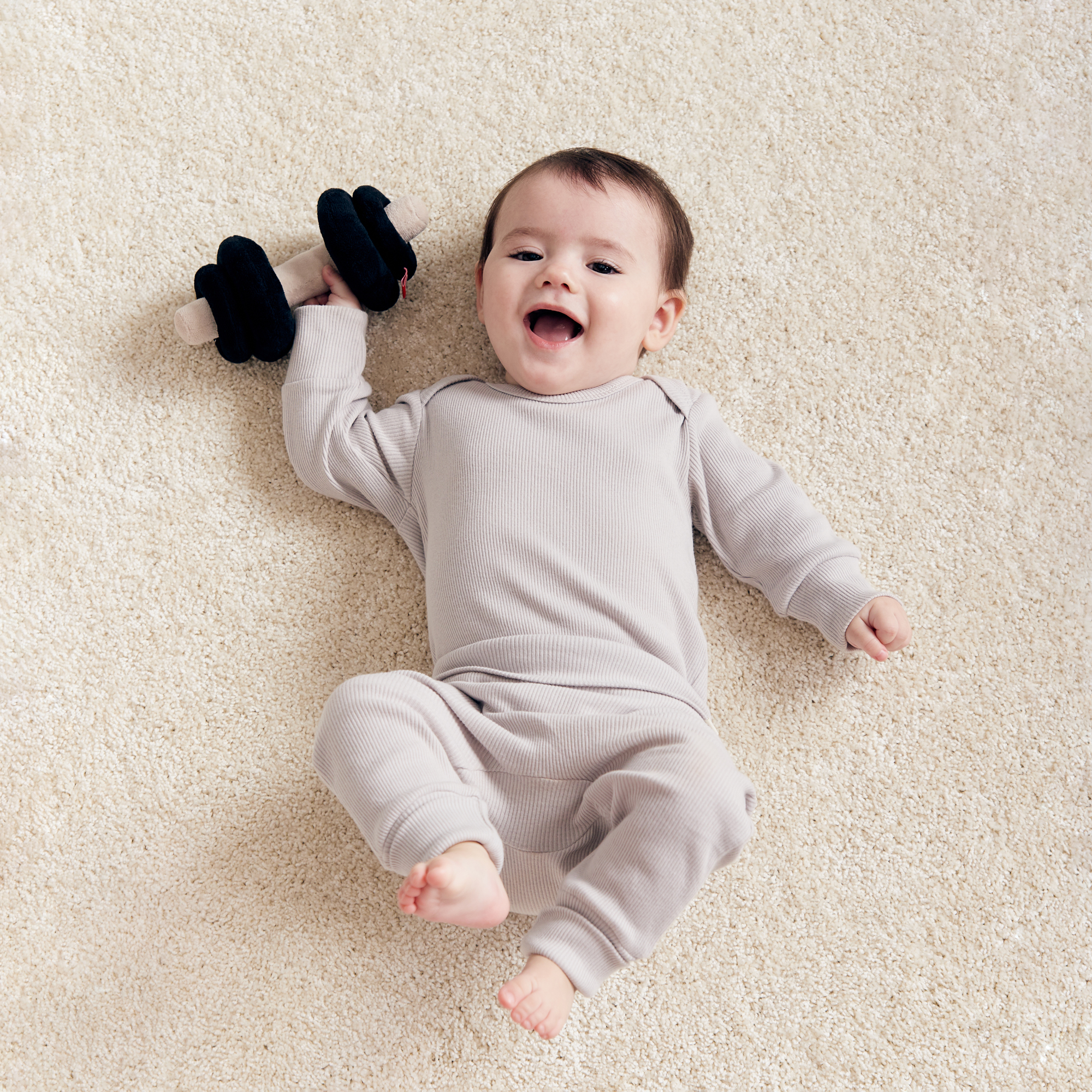 Игрушка Happy Baby погремушка Гантель - фото 8