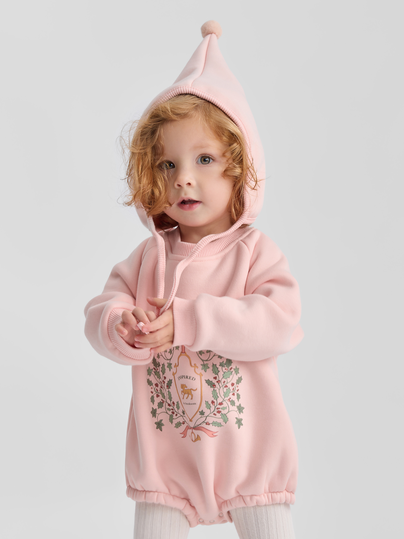 Боди и шапочка Happy Baby 88573-0_pink - фото 1