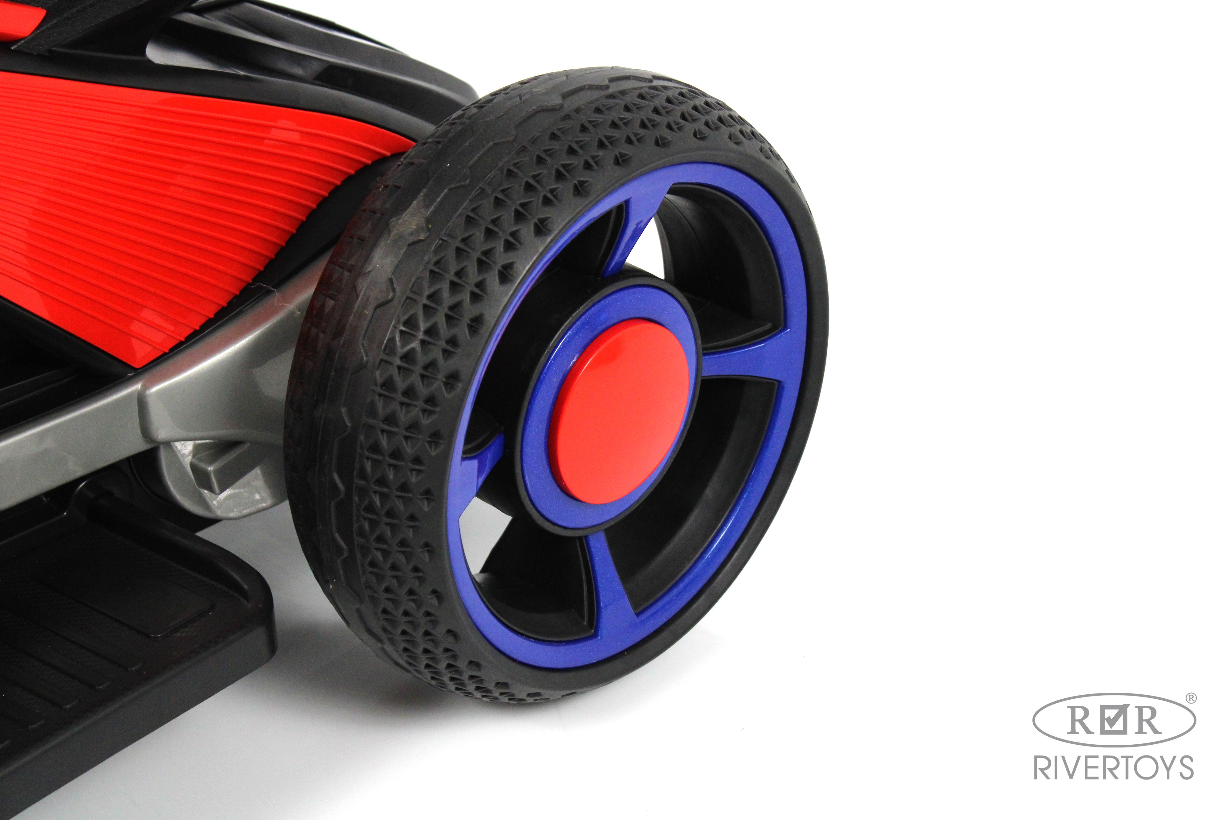 Электромобиль RIVERTOYS K333PX-RED - фото 8