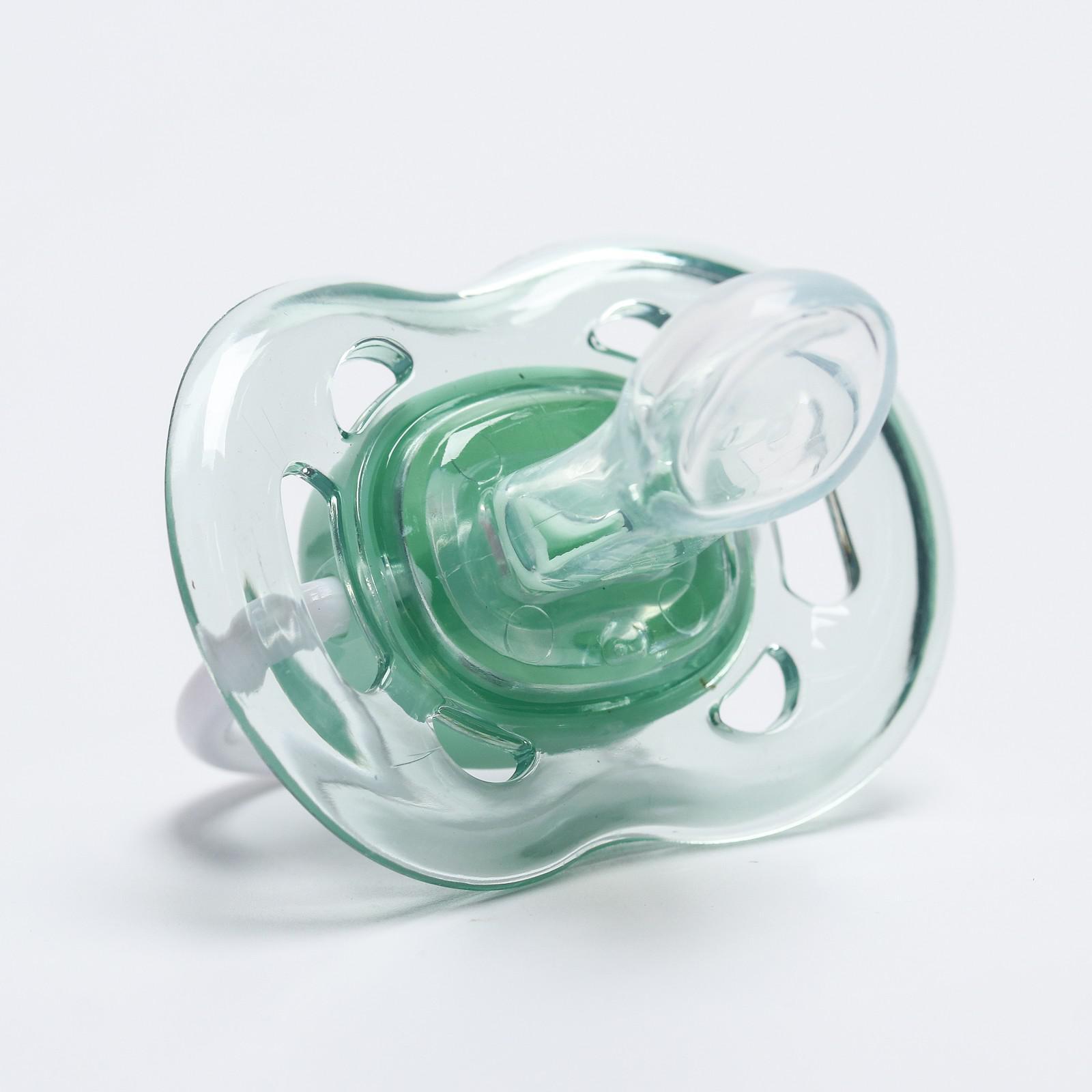 Пустышка Mum and Baby силикон ортодонтическая от 6 мес. 1 шт. - фото 4