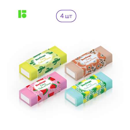 Ластик BERLINGO 4 шт.