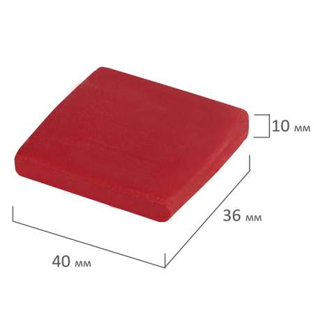 Ластик Brauberg Art Classic 40*36*10мм 1 шт. в ассортименте