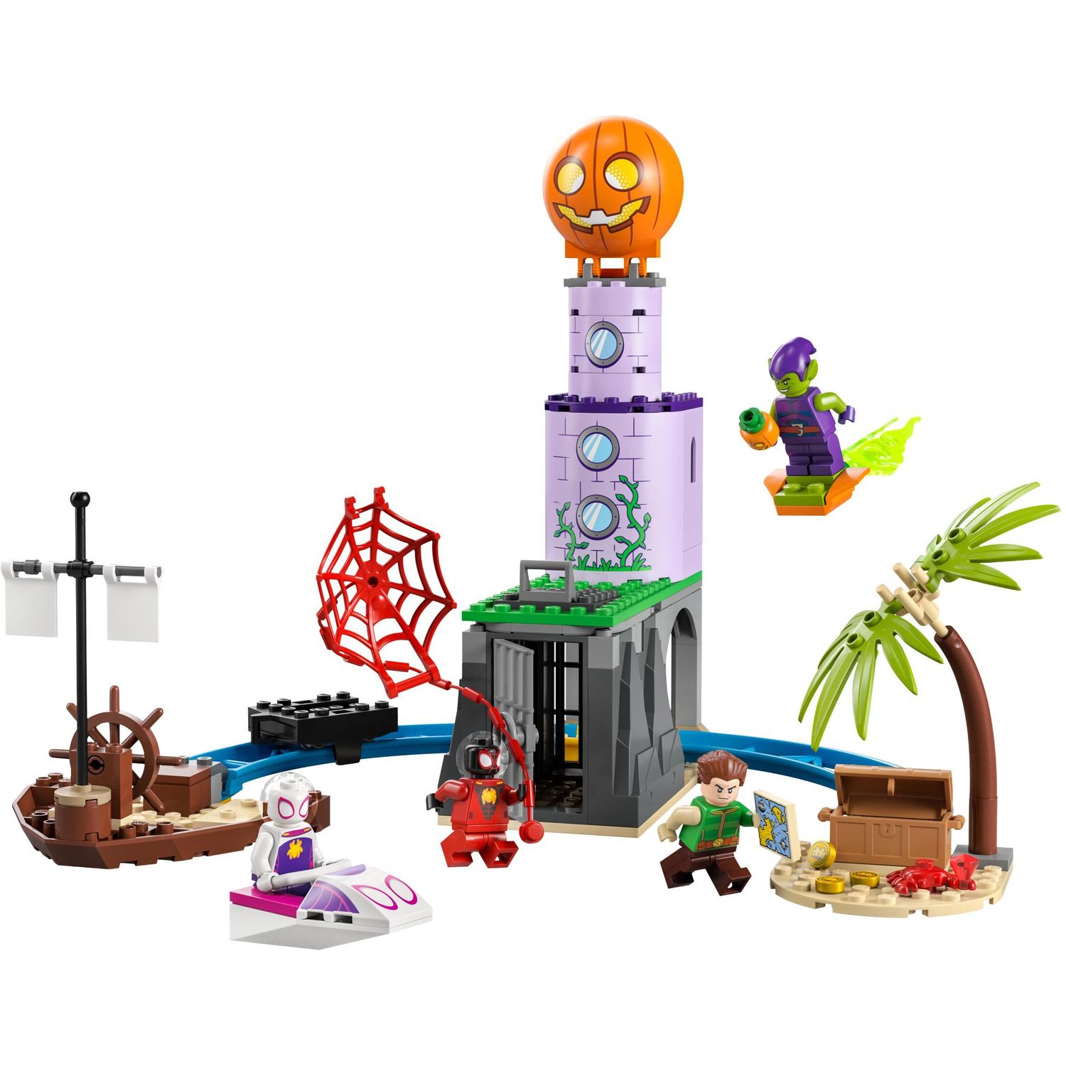 Конструктор LEGO Spidey Team Green Goblins Lighthouse 149 дет. - фото 2