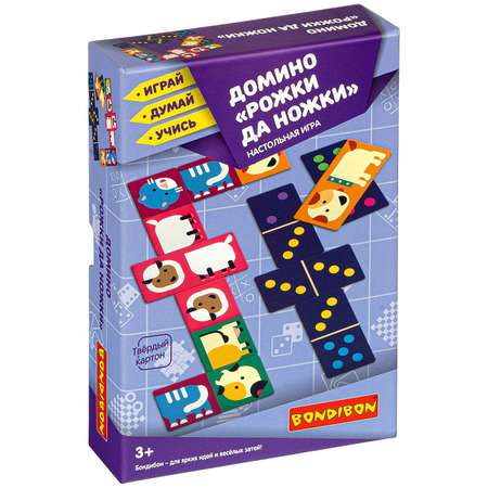 Настольная игра Bondibon домино Рожки да ножки