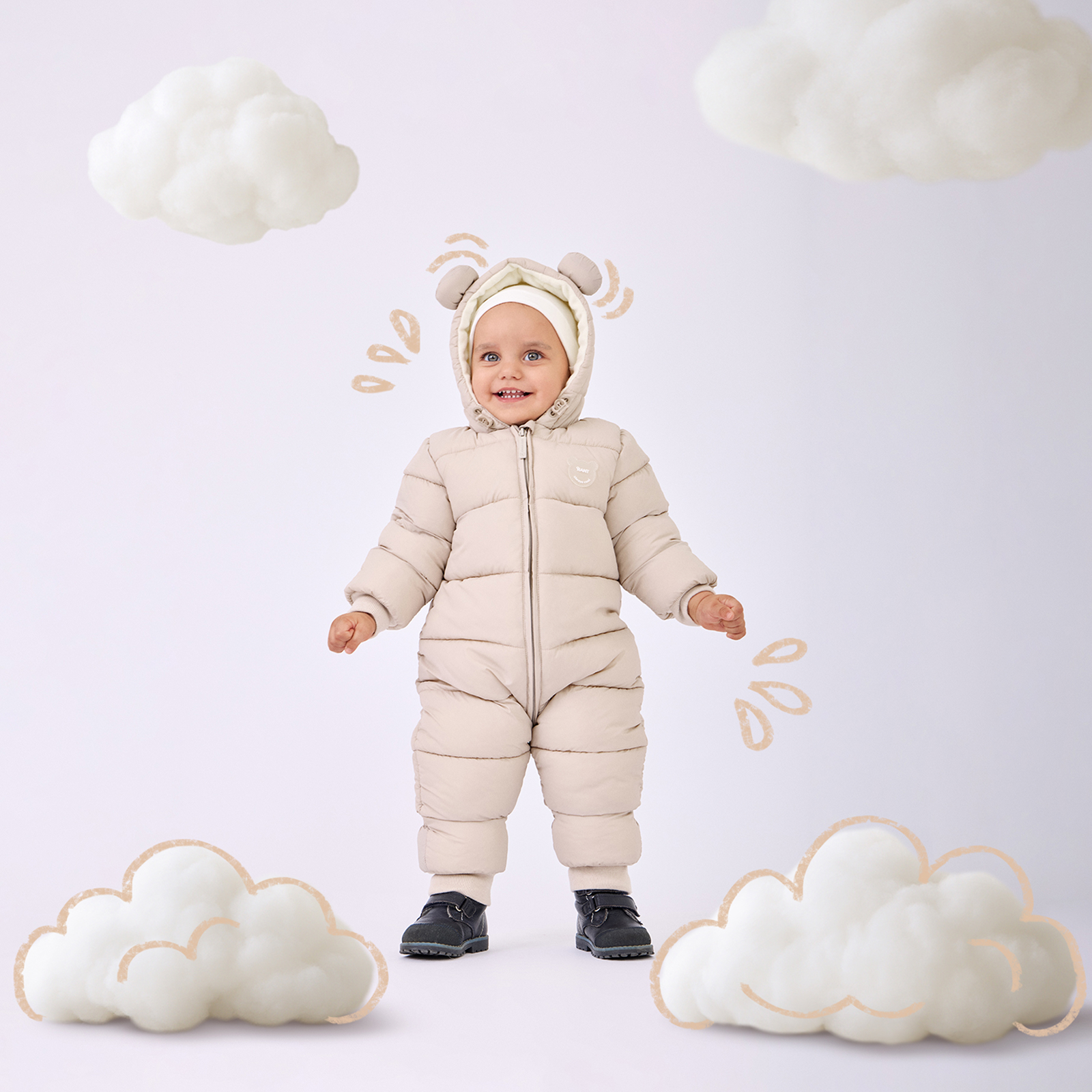 Комбинезон Rant latte beige 160/2 - фото 1