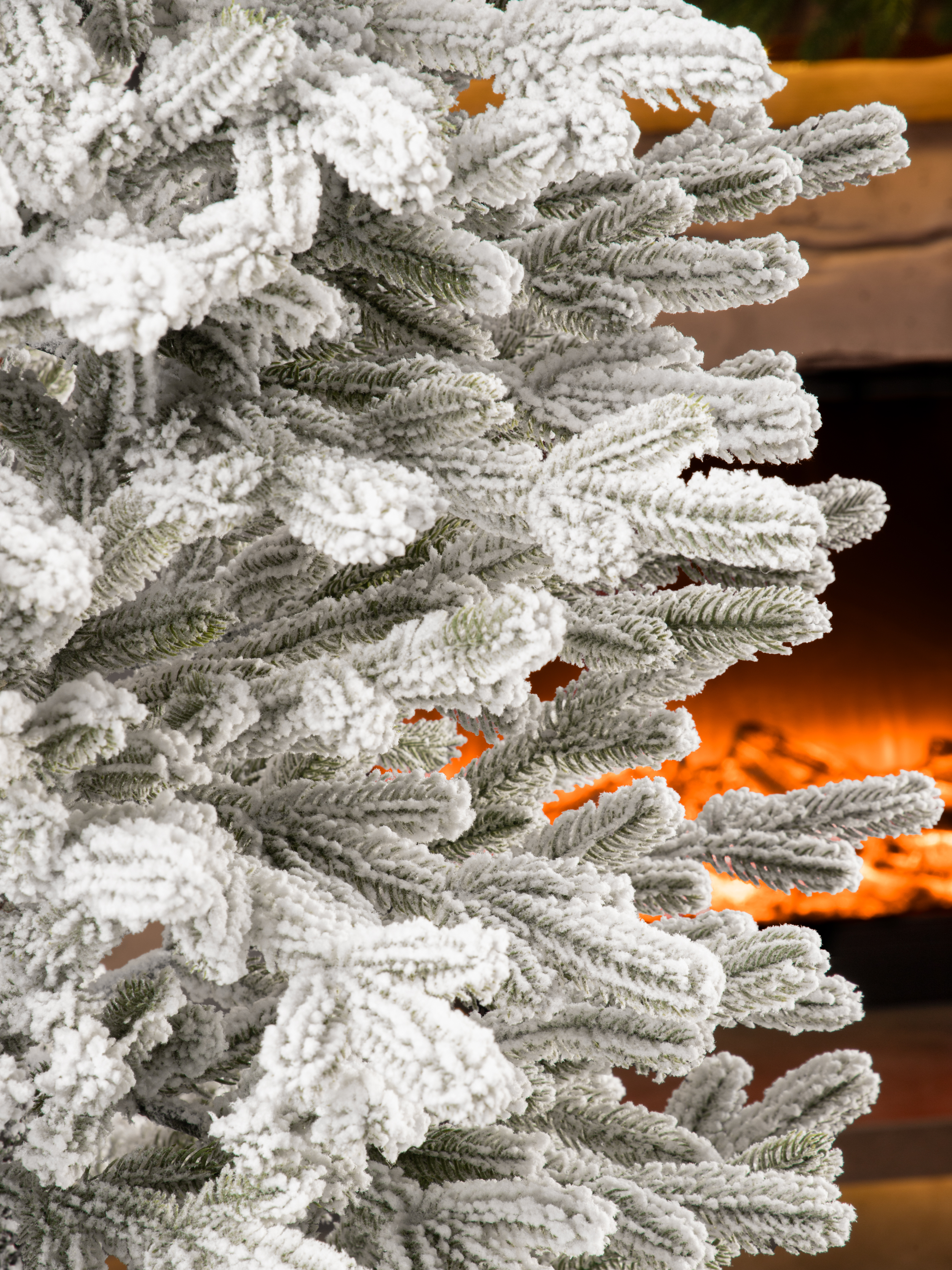 Ель тридевятое государство Поезд Ёлок литая заснеженная на пеньке 180см. - фото 3