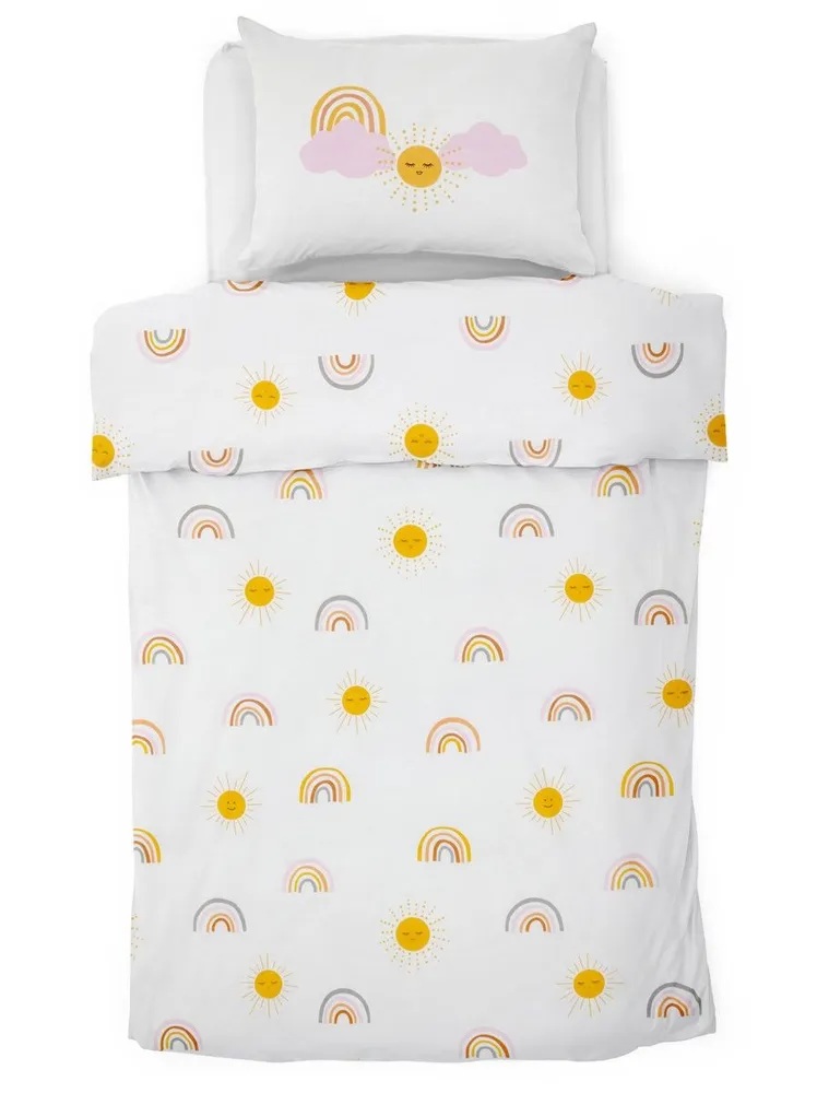 Комплект постельного белья askona kids Солнце и радуга 2 предм. - фото 6