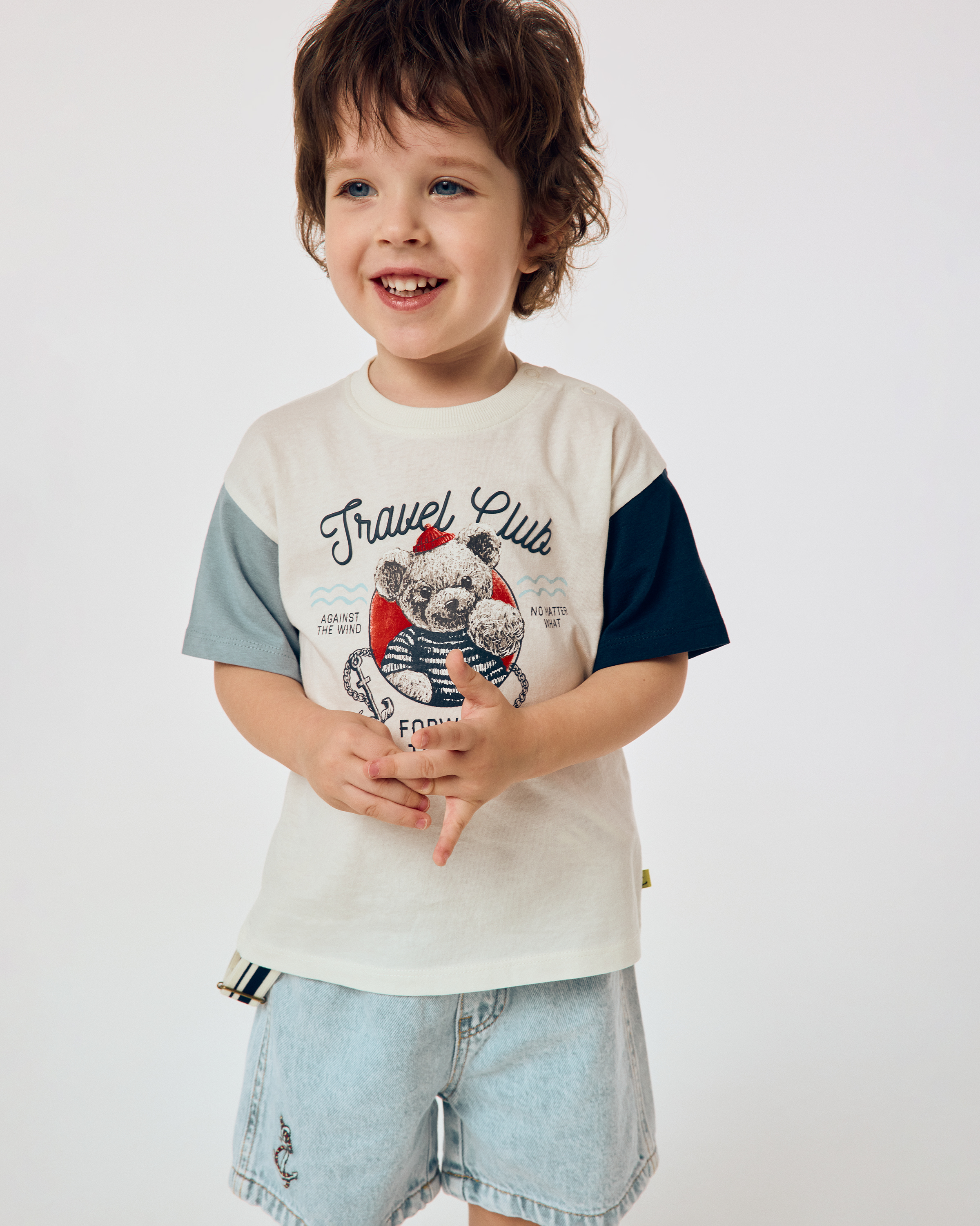 Изображение товара BabyGo Trend Шорты на бретелях для мальчика 86