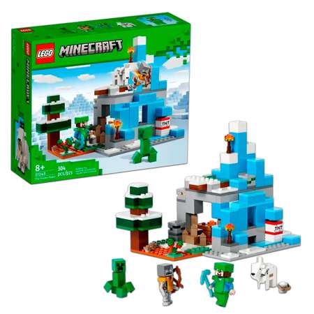 Конструктор LEGO Minecraft Ледяные вершины блочный