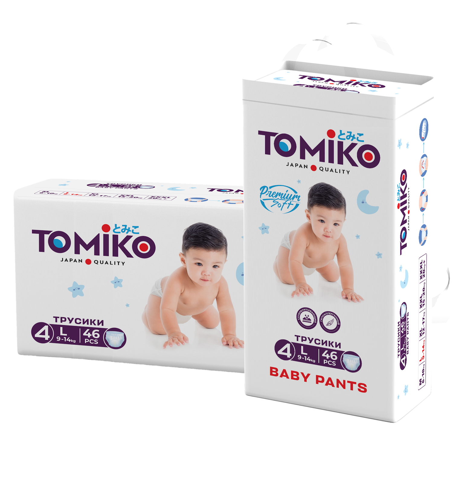 Трусики Tomiko L (9-14 кг) 46 шт. - фото 3