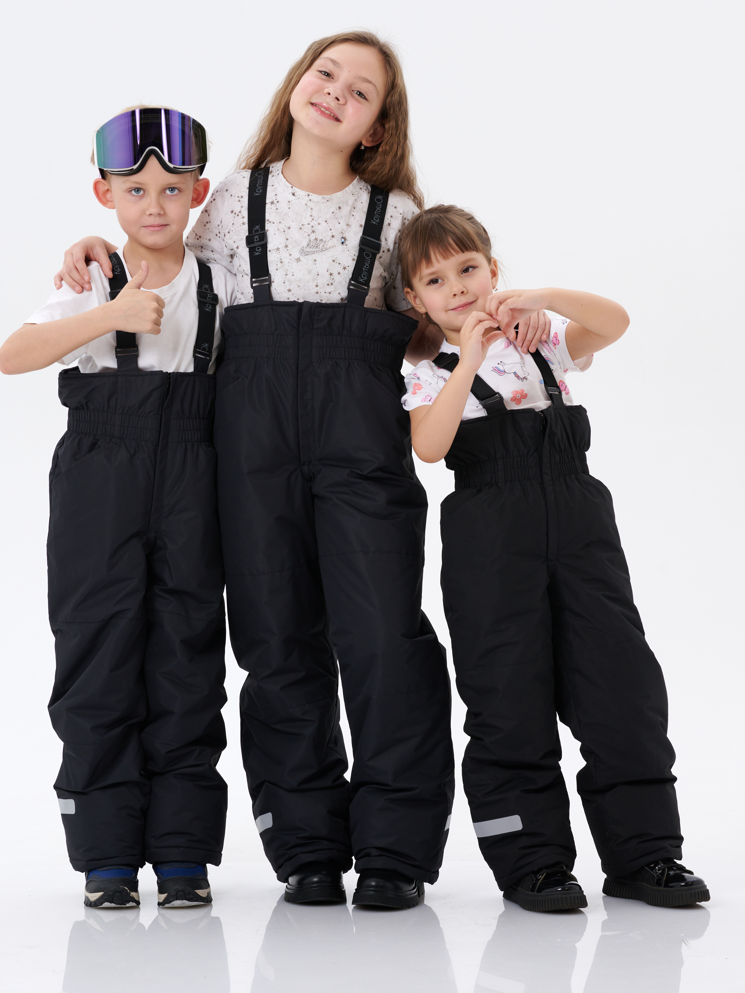 Брюки утепленные КрутышОк Т-067 черные - фото 25