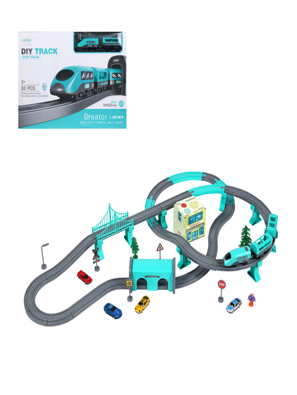 Развивающая железная дорога Игроленд 276-203 - фото 12