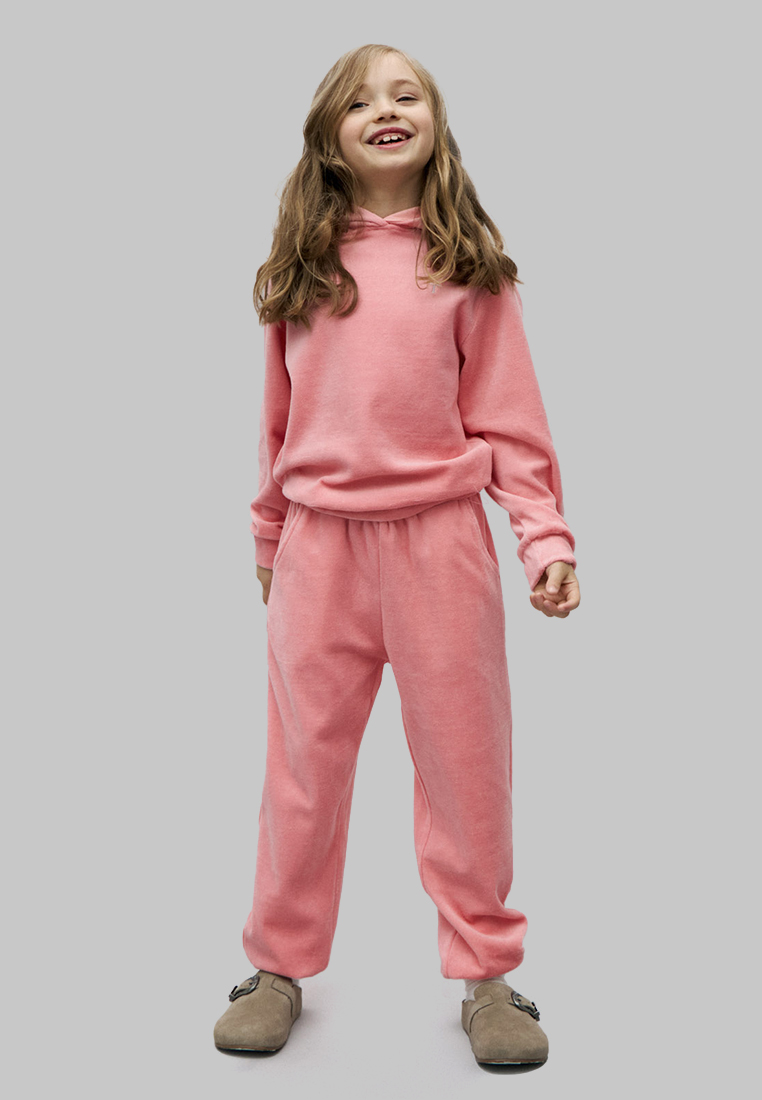 Костюм велюровый Totti Kids AW23TKG036/Комплект велюр/Розовый - фото 2