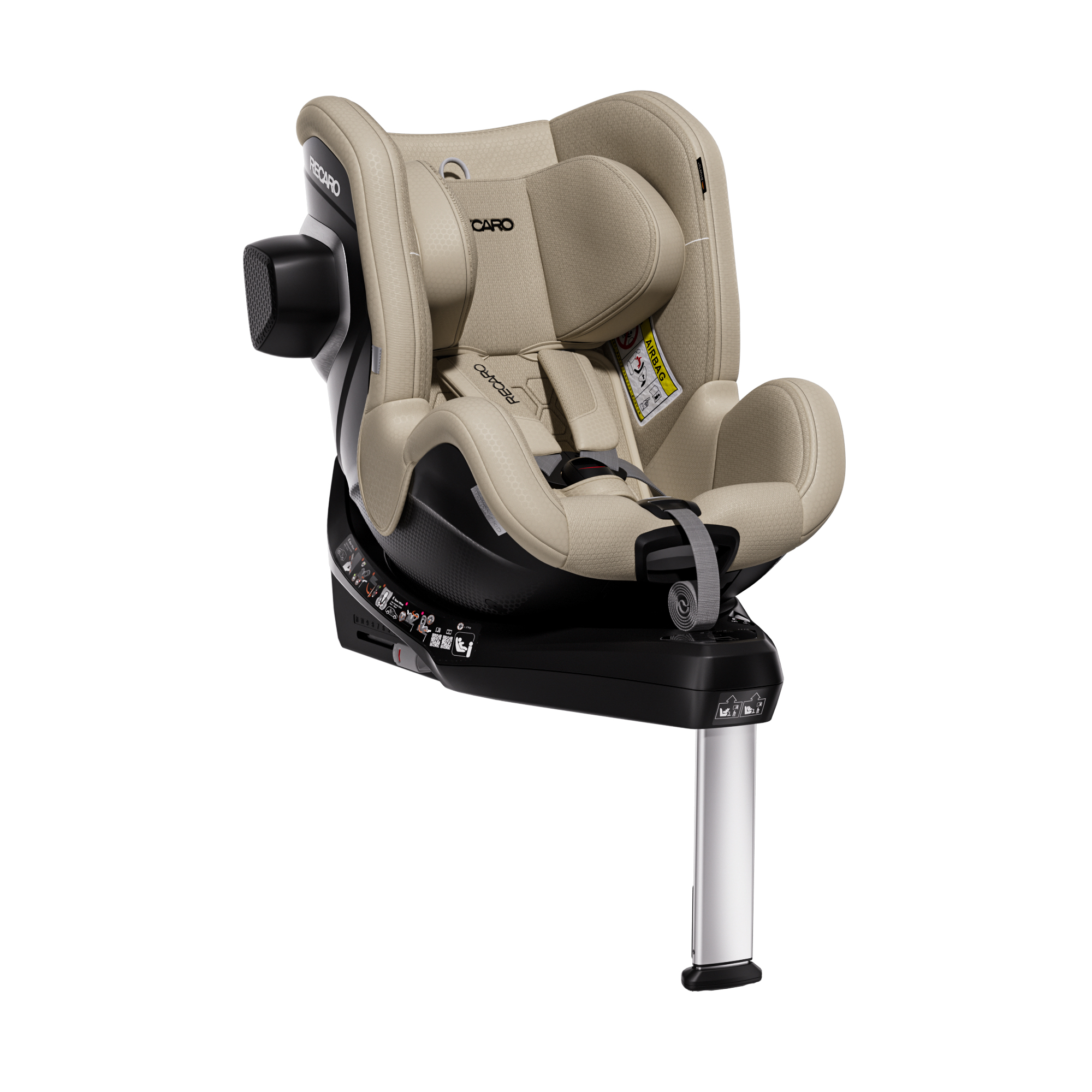 Автокресло Recaro Toron 1 Kid Isofix 0+/1 (0-18 кг) бежевый - фото 2