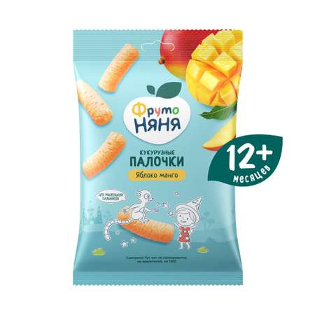Кукурузные палочки ФрутоНяня яблоко-манго с 12 мес 20 г