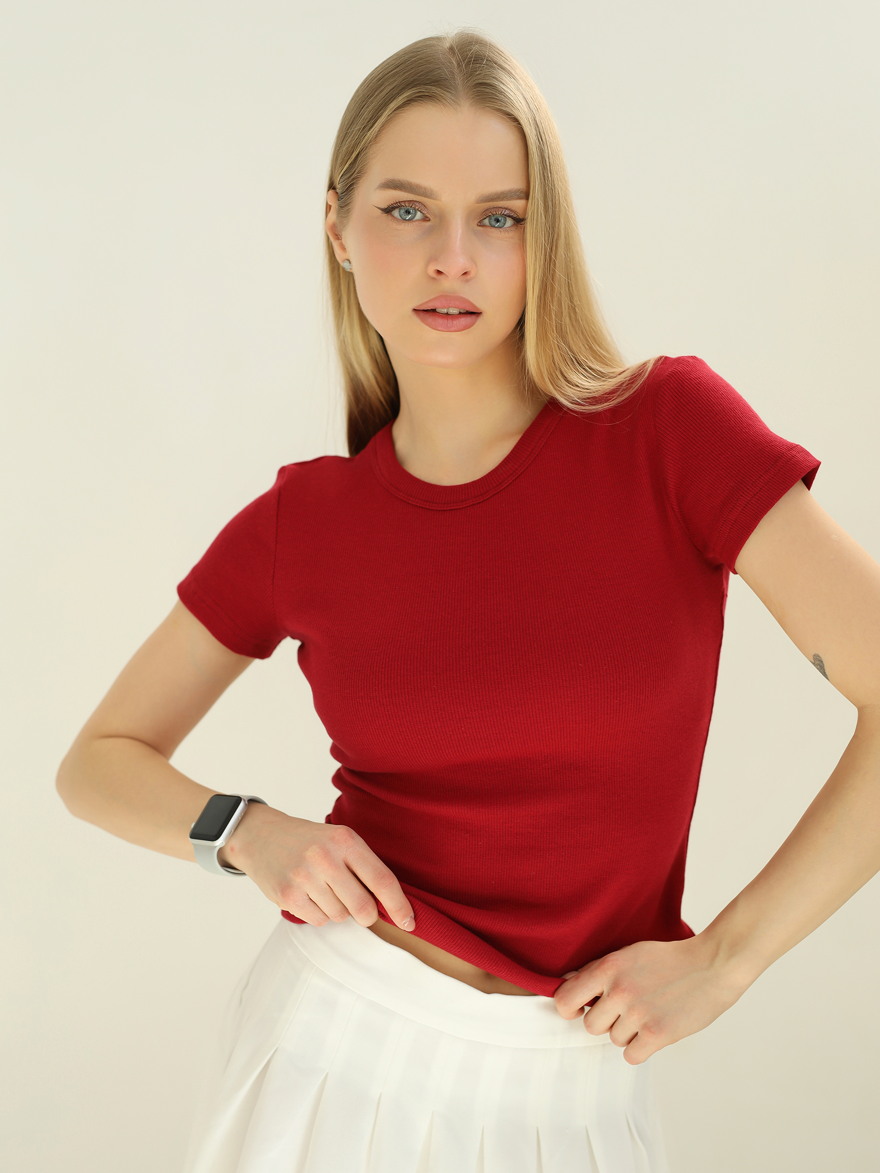 Футболка Натали Суслова 14511 бордовый - фото 1