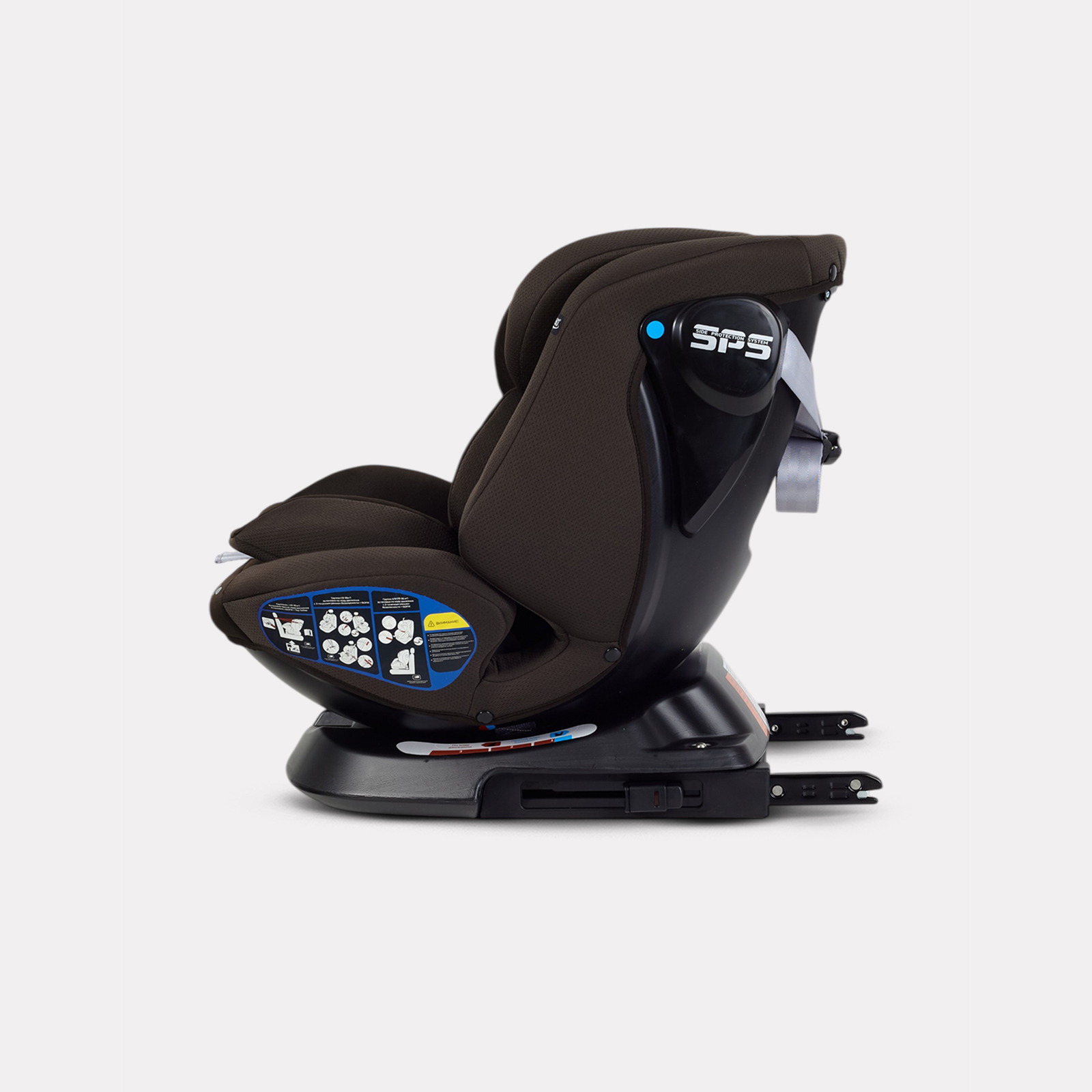 Автокресло Rant Nitro Isofix 0+/1/2/3 (0-36 кг) коричневый - фото 5