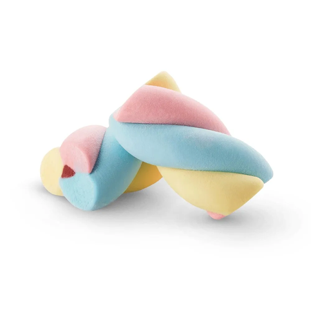 Зефир Docile Maxmallows цветные завитки с начинкой ванильные 220г