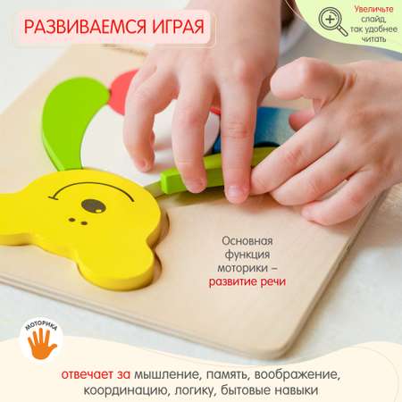 Пазл Alatoys Детский деревянный развивающий классический в ассортименте